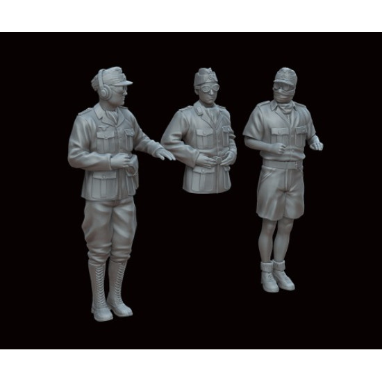 White Stork Miniatures F72065 1/72 Dak Tankers Ww2 Resin Unassembled Unpainted