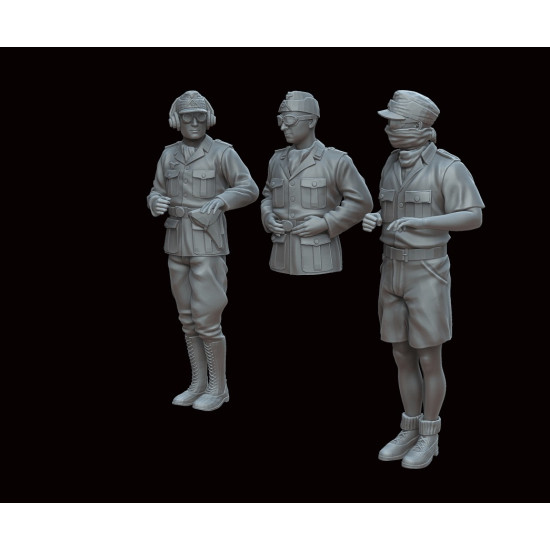 White Stork Miniatures F72065 1/72 Dak Tankers Ww2 Resin Unassembled Unpainted