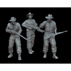 White Stork Miniatures F72068 1/72 Pacific War Australian Soldiers Resin Unassembled Unpainted