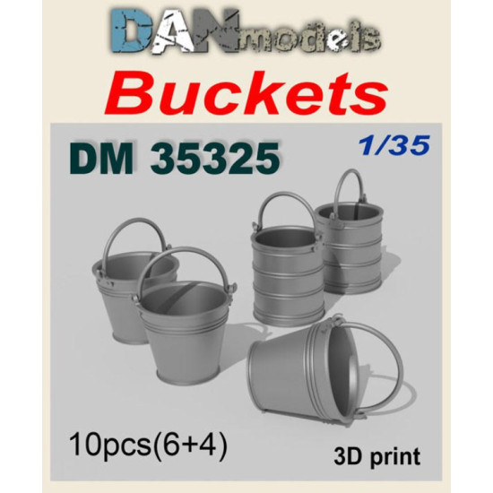 Dan Models 35325 1/35 Buckets 10 Pcs 6/4 3d Print