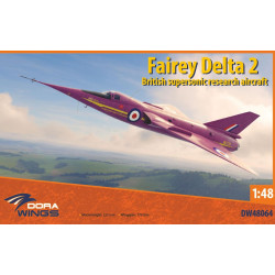 Dora Wings 48064 1/48 Fairey Delta 2 British Supersonic Research Aircraft Model Length 327mm Wingspan 170mm