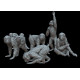 White Stork Miniatures F72076 1/72 Monkeys Resin Unassembled Unpainted Kit