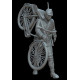 White Stork Miniatures F72078 1/72 Japanese Soldier With A Bicycle Resin Unassembled Unpainted Kit
