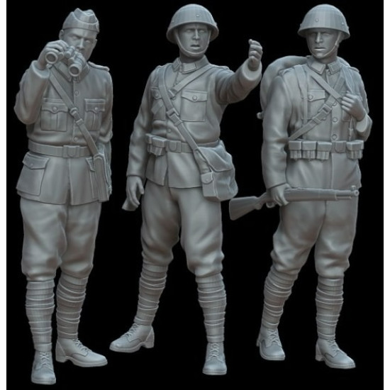 White Stork Miniatures F72087 1/72 Slovak Infantry 1939-1942 Ww2 Resin Unassembled Unpainted