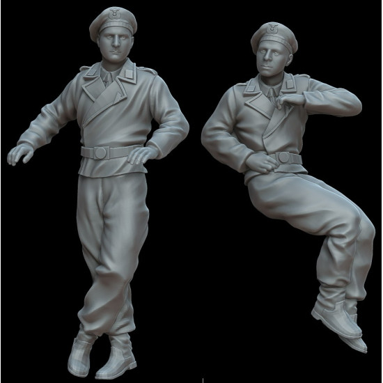 White Stork Miniatures F72088 1/72 German Tankers 1939-1940 Ww2 Resin Unassembled Unpainted