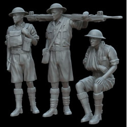 White Stork Miniatures F72092 1/72 British Soldiers North Africa 1941 Ww2 Resin Unassembled Unpainted