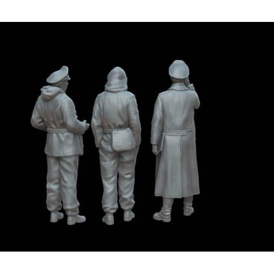 White Stork Miniatures F72098 1/72 German Soldiers Kharkov 1943 Ww2 Resin Unassembled Unpainted