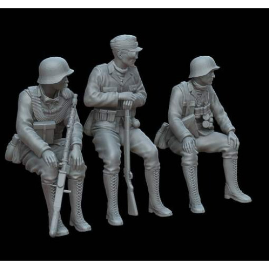 White Stork Miniatures F72099 1/72 Dak Soldiers Part 3 Ww2 Resin Unassembled Unpainted