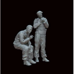 White Stork Miniatures F72101 1/72 German Tankers 1939-40 Ww2 Resin Unassembled Unpainted