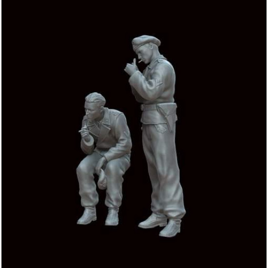 White Stork Miniatures F72101 1/72 German Tankers 1939-40 Ww2 Resin Unassembled Unpainted