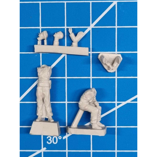 White Stork Miniatures F72101 1/72 German Tankers 1939-40 Ww2 Resin Unassembled Unpainted