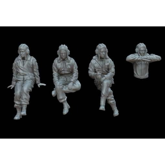 White Stork Miniatures F72103 1/72 Russian Tankers Of The 1990s Resin Unassembled Unpainted