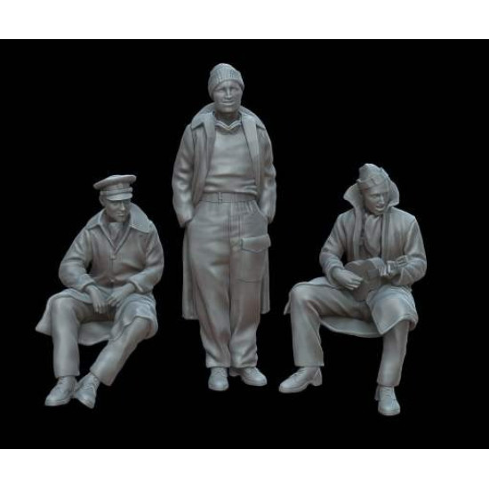 White Stork Miniatures F72104 1/72 Lrdg Soldiers North Africa 1942 Resin Unassembled Unpainted