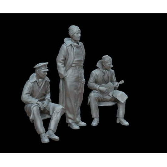 White Stork Miniatures F72104 1/72 Lrdg Soldiers North Africa 1942 Resin Unassembled Unpainted