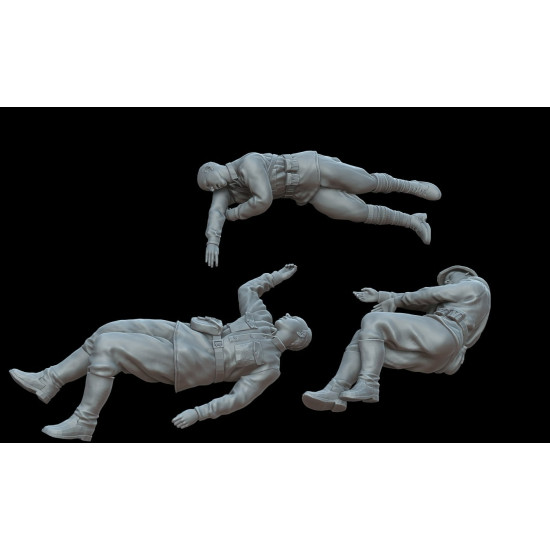 White Stork Miniatures F72106 1/72 Wwii Soviet Soldiers After Battle Resin Unassembled Unpainted