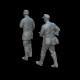 White Stork Miniatures F72111 1/72 Karelia 1941 Finnish Soldier And Russian Prisoner Resin Unassembled Unpainted