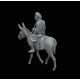White Stork Miniatures F72114 1/72 Arab On A Donkey Resin Unassembled Unpainted