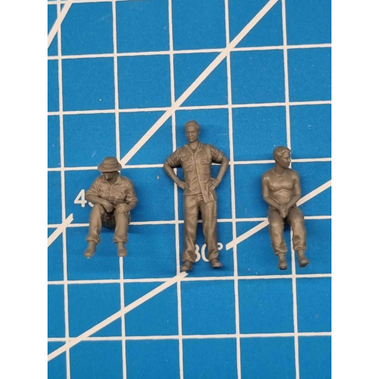 White Stork Miniatures F72118 1/72 The Vietnam War Australian Tankers Resin Unassembled Unpainted