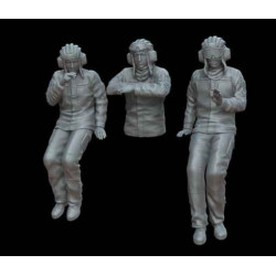 White Stork Miniatures F72123 1/72 Modern Ukrainian Tankers Resin Unassembled Unpainted