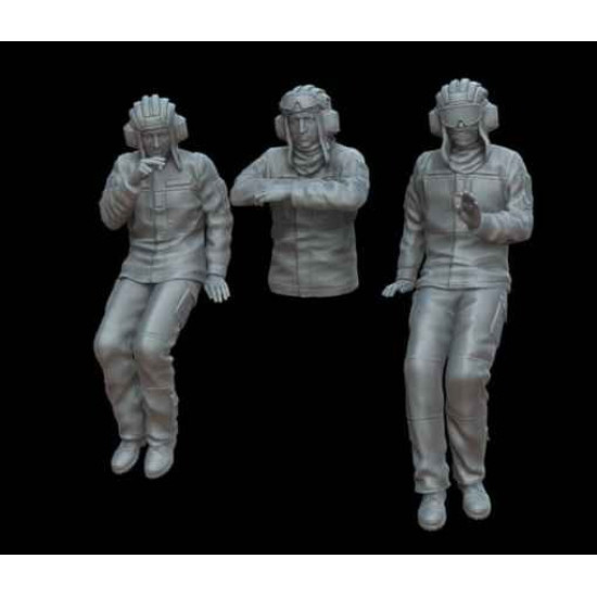 White Stork Miniatures F72123 1/72 Modern Ukrainian Tankers Resin Unassembled Unpainted