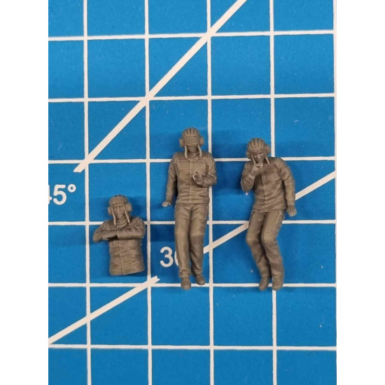 White Stork Miniatures F72123 1/72 Modern Ukrainian Tankers Resin Unassembled Unpainted