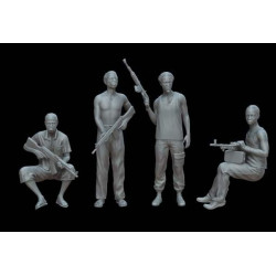 White Stork Miniatures F72123 1/72 Modern Ukrainian Tankers Resin Unassembled Unpainted