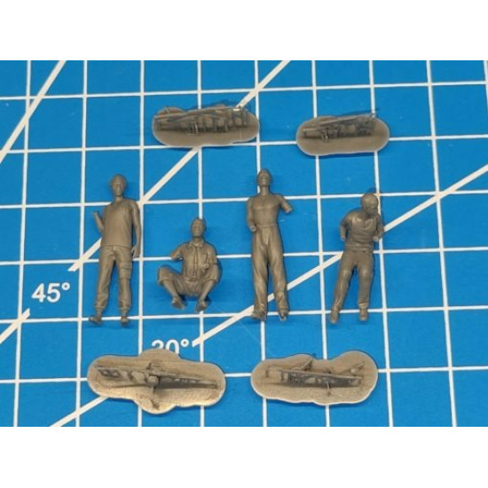 White Stork Miniatures F72123 1/72 Modern Ukrainian Tankers Resin Unassembled Unpainted