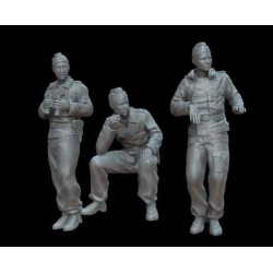White Stork Miniatures F72125 1/72 German Tank Crew Stug 3 Resin Unassembled Unpainted