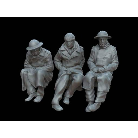 White Stork Miniatures F72132 1/72 British Pows North Africa 1941/1942 Resin Unassembled Unpainted
