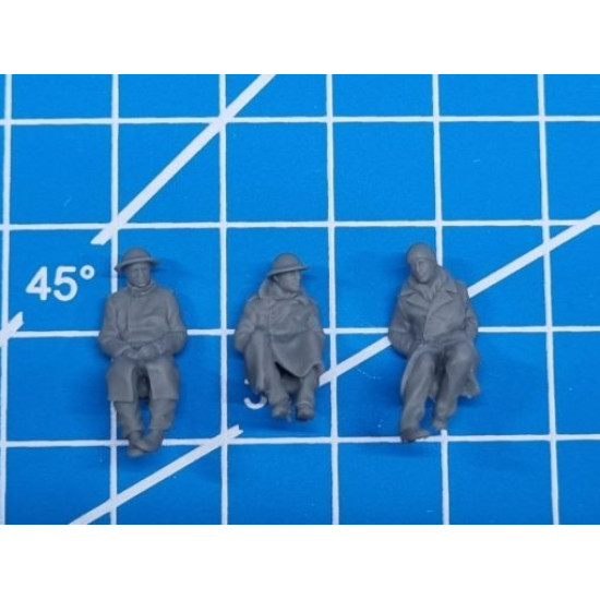 White Stork Miniatures F72132 1/72 British Pows North Africa 1941/1942 Resin Unassembled Unpainted