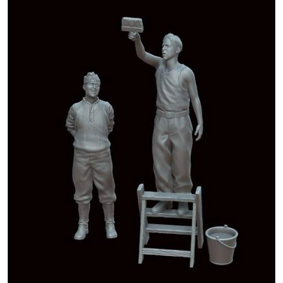 White Stork Miniatures F72135 1/72 Luftwaffe Airport Service Part 2 Resin Unassembled Unpainted Kit