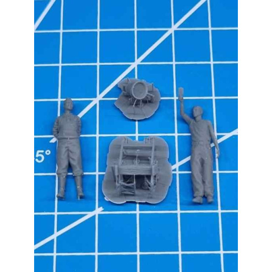 White Stork Miniatures F72135 1/72 Luftwaffe Airport Service Part 2 Resin Unassembled Unpainted Kit
