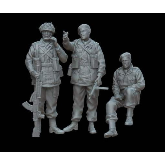 Wwhite Stork Miniatures F72136 1/72 British Paratroopers Arnhem 1944 Resin Unassembled Unpainted Kit