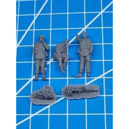 Wwhite Stork Miniatures F72136 1/72 British Paratroopers Arnhem 1944 Resin Unassembled Unpainted Kit