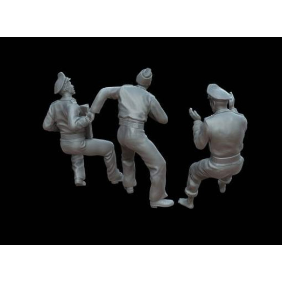 White Stork Miniatures F72139 1/72 U-boat Crew Resin Unassembled Unpainted Kit