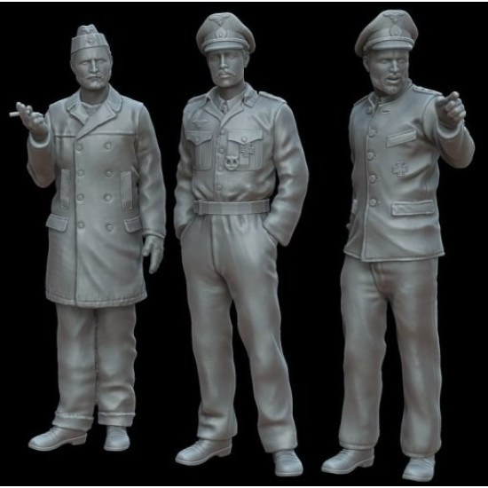White Stork Miniatures F72140 1/72 U-boat Crew Resin Unassembled Unpainted Kit