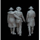 White Stork Miniatures F72146 1/72 Wwi Wounded British Soldiers Resin Unassembled Unpainted