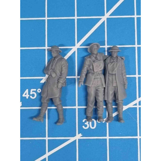 White Stork Miniatures F72146 1/72 Wwi Wounded British Soldiers Resin Unassembled Unpainted