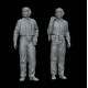 White Stork Miniatures F72147 1/72 U.s.navy Pilots Early War Resin Unassembled Unpainted