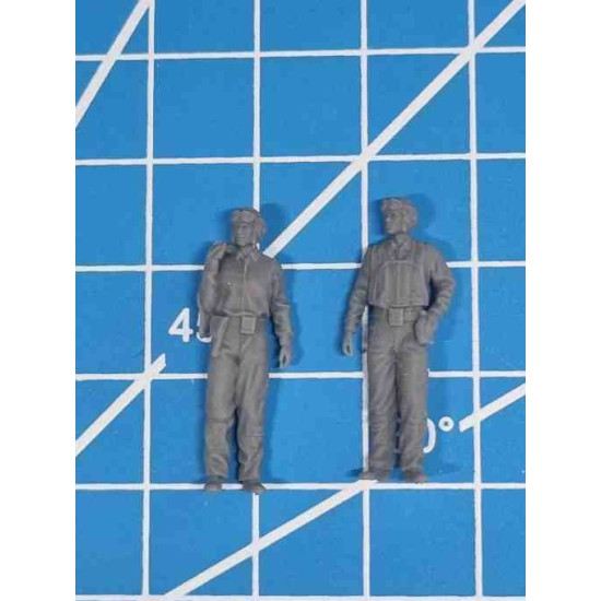 White Stork Miniatures F72147 1/72 U.s.navy Pilots Early War Resin Unassembled Unpainted