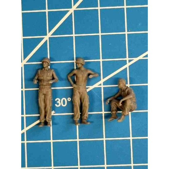 White Stork Miniatures F72150 1/72 The Vietnam War Us Tankers Resin Unassembled Unpainted