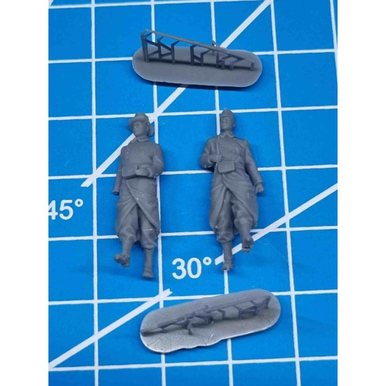 White Stork Miniatures F72151 1/72 Wwi Belgian Soldiers Resin Unassembled Unpainted