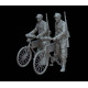 White Stork Miniatures F72154 1/72 German Soldiers With Bicycles 1939-1941 Resin Unassembled Unpainted
