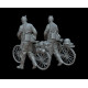 White Stork Miniatures F72154 1/72 German Soldiers With Bicycles 1939-1941 Resin Unassembled Unpainted