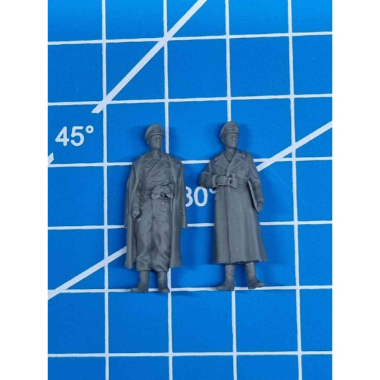 White Stork Miniatures F72155 1/72 German Officers Ww2 Resin Unassembled Unpainted