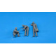 White Stork Miniatures F72164 1/72 U.s. Mechanics Resin Unassembled Unpainted
