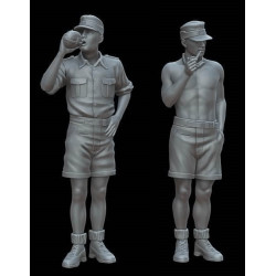 White Stork Miniatures F48002 1/48 Dak Soldiers Resin Unassembled Unpainted Kit