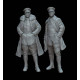 White Stork Miniatures F48005 1/48 Wwi German Pilots Resin Unassembled Unpainted