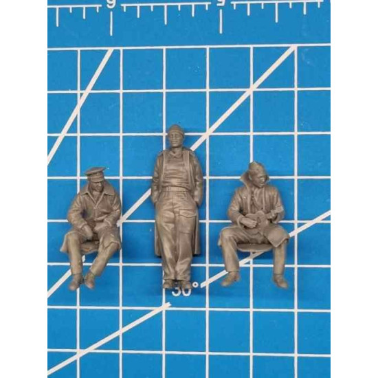 White Stork Miniatures F48006 1/48 Lrdg Soldiers North Africa 1942 Resin Unassembled Unpainted