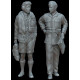 White Stork Miniatures F48009 1/48 British Pilots Malta 1942 Ww2 Resin Unpainted